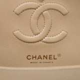 Chanel Double Flap Small Dark Beige GHW - (MICROCHIP)