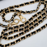 Chanel Slim Vanity Croc Black GHW