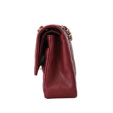 HOLD | Chanel Double Flap Medium Burgundy GHW -s28