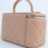 Chanel Vanity Top Handle Pink Beige - s31