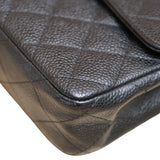 Chanel East West Flap Black Caviar SHW -s11