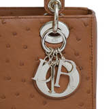 Lady Dior Small Ostrich GHW