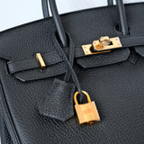 Hermes Birkin 25 Noir Togo