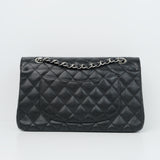 Chanel Double Flap Medium Black SHW - s11