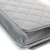 Chanel WOC Black Letres Top Handle GHW - (MICROCHIP)