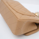 Chanel Mini Rectangle Pearl Crush Dark Beige GHW 2025