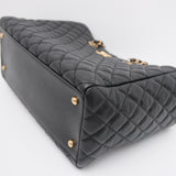 Chanel Coco Handle Tote Bag Black Caviar GHW - s26