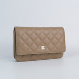 Chanel Wallet On Chain Dark Beige