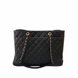 Chanel Timeless Tote Black Caviar GHW - s26