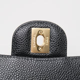 Chanel Double Flap Medium Black GHW - (MICROCHIP)