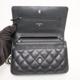 Chanel Wallet On Chain Black SHW - s27