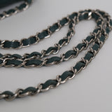 Chanel Mini Square Green Caviar SHW - s24