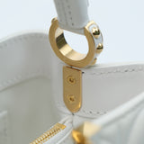 Louis Vuitton East-West Mini Capucine Optical White - GHW