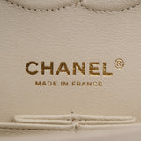 Chanel Double Flap Medium Cream -s29