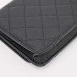 Chanel Seasonal WOC Black Caviar GHW - (MICROCHIP)
