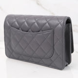 Chanel Wallet On Chain (WOC) Dark Gray - (Chip; 2024)