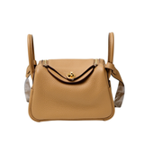 Hermes Mini Lindy Biscuit GHW - K (BRANDNEW)