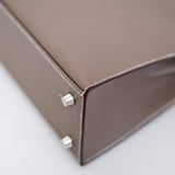 Hermes Kelly 25 Etoupe Epsom Sellier PHW - K