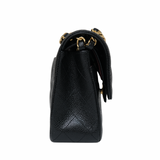 Chanel Double Flap Small Black Ghw -s30