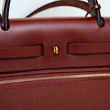 Hermes Herbag 31 Zip Rouge H