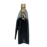 Chanel WOC Black Letres Top Handle GHW - (MICROCHIP)