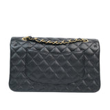 Chanel Double Flap Medium Black - (MICROCHIP)