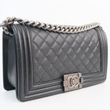 Chanel Le Boy Old Medium RHW -s27