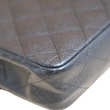 Chanel East West Flap Black Caviar SHW -s11