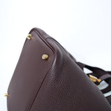 Hermes Picotin 18 Clemence Rouge Sellier - U