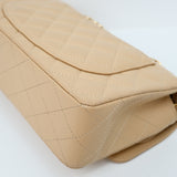 Chanel Double Flap Small Beige Claire GHW - s31