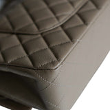 Chanel Double Flap Medium Dark Beige GHW - (MICROCHIP)
