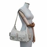 Chanel Trendy Pockets Hobo Beige GHW