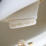 Lady Dior Mini Lizard Latte - GHW