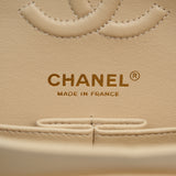 Chanel Double Flap Small Beige Claire GHW - (MICROCHIP)