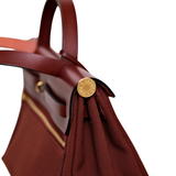 Hermes Herbag 31 Zip Rouge H