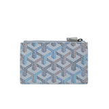 Goyard Zipped Card Holder Bourbon Bleu Polaire - (BRANDNEW)