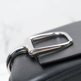 HOLD / Hermes Della Cav Black PHW - Z