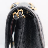 HOLD | Chanel Double Flap Medium Black GHW - (MICROCHIP)