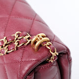 HOLD | Chanel Coco First Small Burgundy GHW - (MICROCHIP)