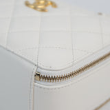 Chanel Matelasse White Multicolor Top Handle Pick Me Up