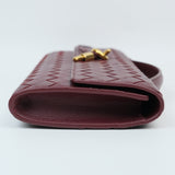 Bottega Veneta Andiamo Clutch Burgundy
