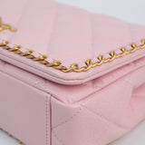 Chanel Neverending Chain Medium Flap Pink - (MICROCHIP)