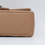 Chanel Mini Rec Dark Beige SHW - (MICROCHIP)