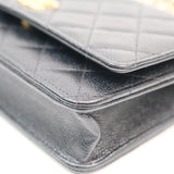 Chanel WOC Black Letres Top Handle GHW - (MICROCHIP)