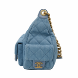 Chanel 25C Small Hobo Denim GHW - (MICROCHIP)