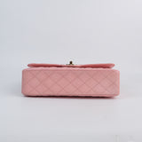 HOLD | Chanel Double Flap Medium Pink Iridescent -s27