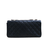 Chanel East West Flap Black Caviar SHW -s11