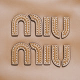 Miu Miu Ivy Tote Small Caramel