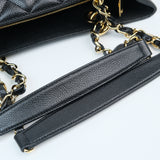 Chanel GST Black Caviar GHW - s16