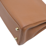 Hermes Kelly 25 Togo Gold GHW - U